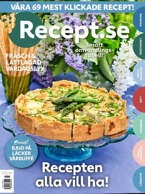 Umschlagbild für Recept.se: Recept.se våren 2022